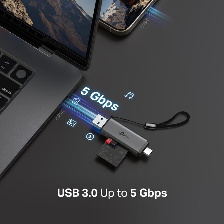 Produktbild TP-Link USB3.0 TYPE-C SD 3.0 ADAPTER (USB 3.1)