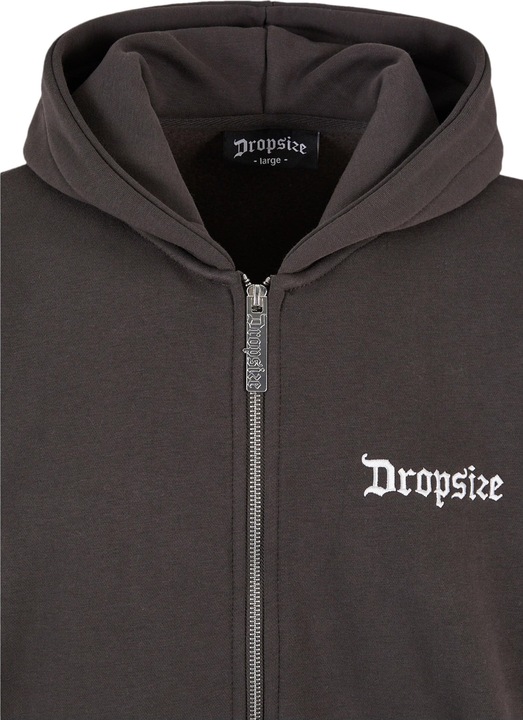 Produktbild Dropsize Super Heavy Oversize Blank Zip Hoodie - 124675 (S)