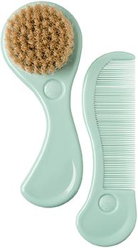 Actual product image Rotho Babydesign Comb & brush with natural bristles