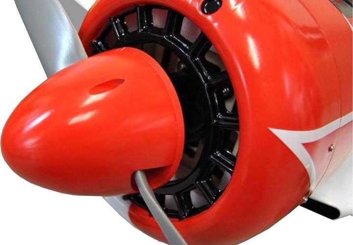 Immagine prodotto Amewi Warbird YAK - 11 1450 mm, rosso/bianco PNP (Merlo)