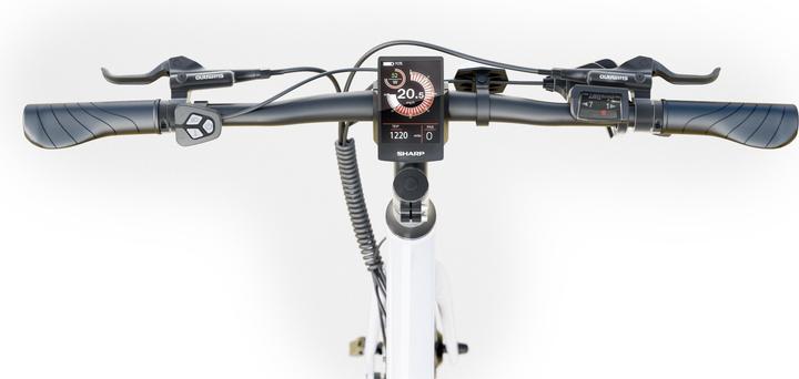 Productafbeelding Sharp Hybride e-bike 21", Wit Glanzend (51 cm)