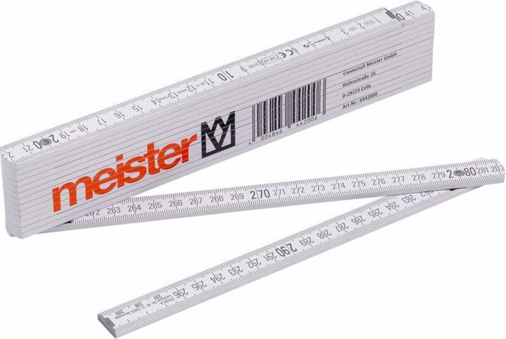 Actual product image Meister folding ruler wood, 3 m (3 m)