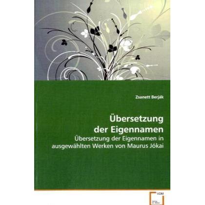 Übersetzung der Eigennamen, Fachbücher
