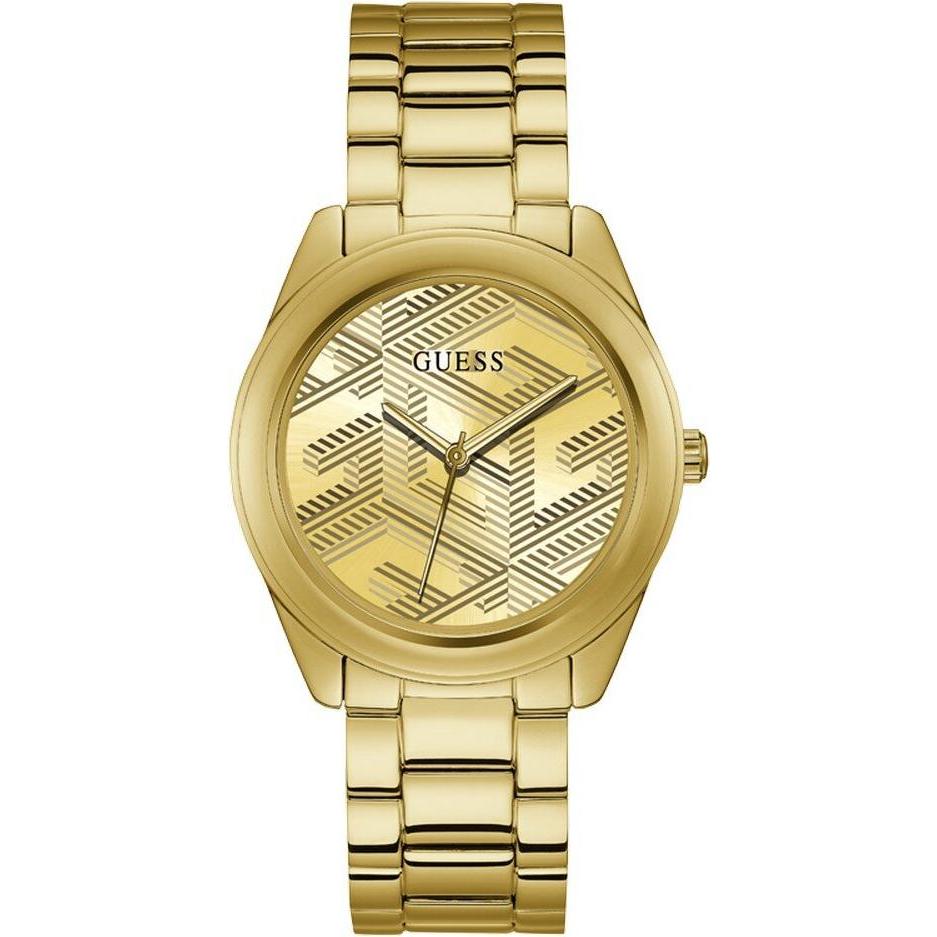 Guess, Armbanduhr, Uhren DAMEN GW0606L2, Gold, (Analoguhr, 40 mm)