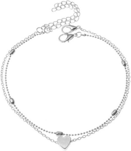 MU Style Fusskette (Metall, 22 cm)