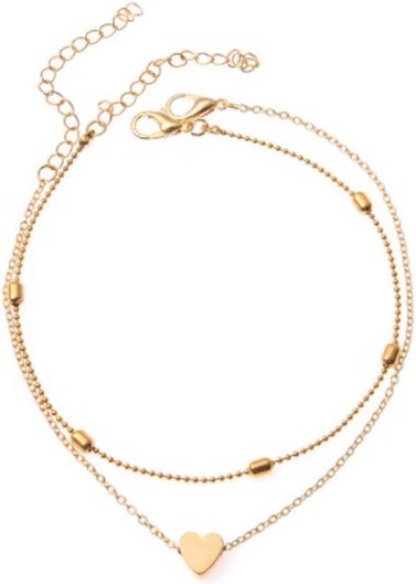 MU Style Anklet (Metal, 22 cm)