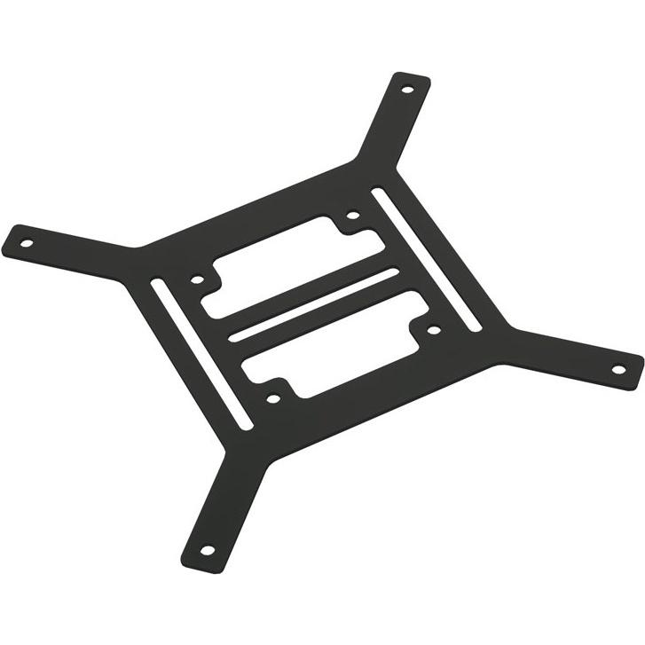 Barrow Ausgleichsbehälterhalterung 140mm flach - schwarz, Wasserkühlung Ausgleichsbehälter