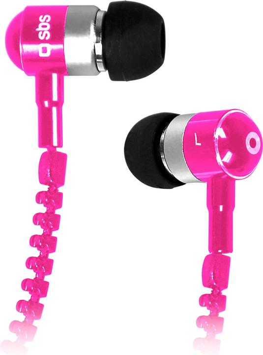Image du produit SBS Oreillette stéréo filaire Zip, jack 3,5 mm avec microphone et bouton de réponse (Filaire)