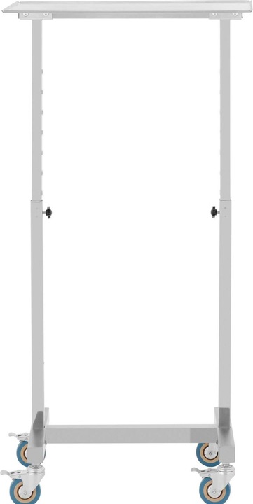 Produktbild Steinberg Instrumententisch mobil 600 x 400 mm höhenverstellbar Edelstahl / Gummi