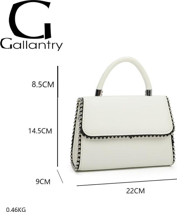 Image du produit Gallantry Sac à main Elegancy avec rivets (15 l)