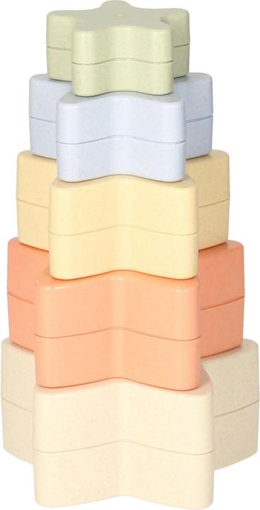 Actual product image Toddler stacking tower star pastel, 5 pcs.