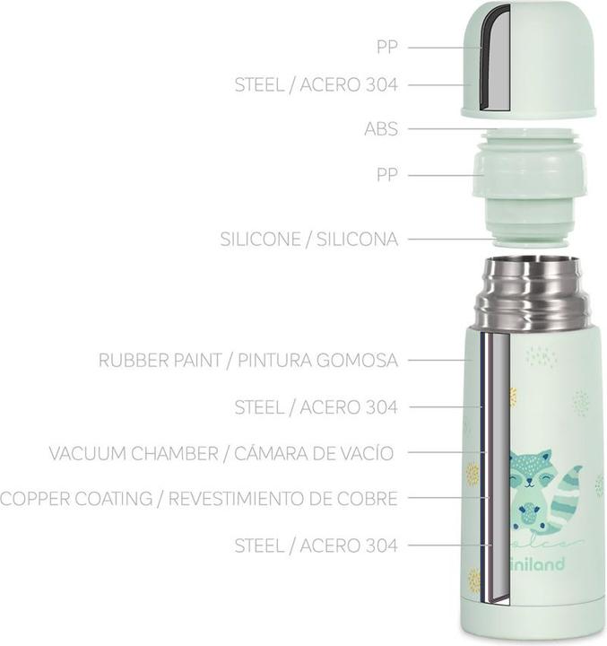 Produktbild Miniland Edelstahl-Isolierflasche Silky Thermos