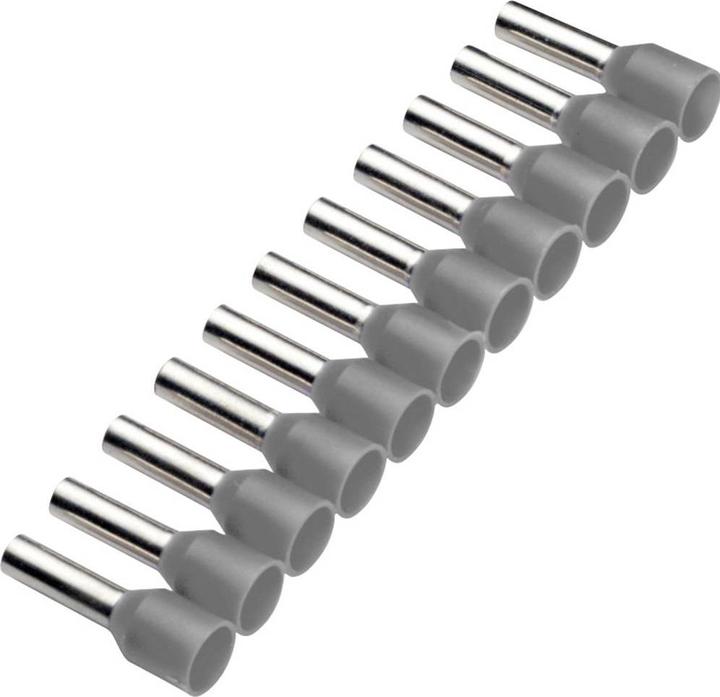 Actual product image Cimco 187509 Aderendhülse 2.5 mm² Teilisoliert Grau 400 St.