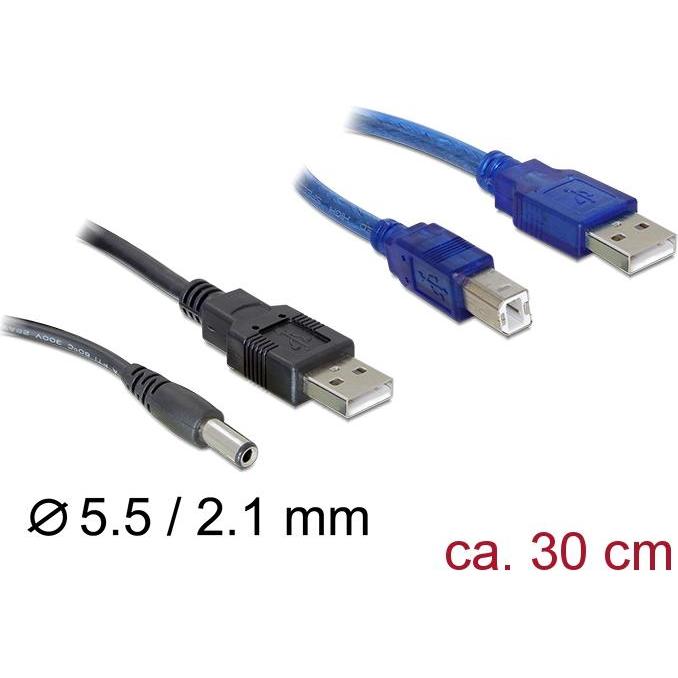 Delock Stromkabelkit (0.30 m), Stromkabel
