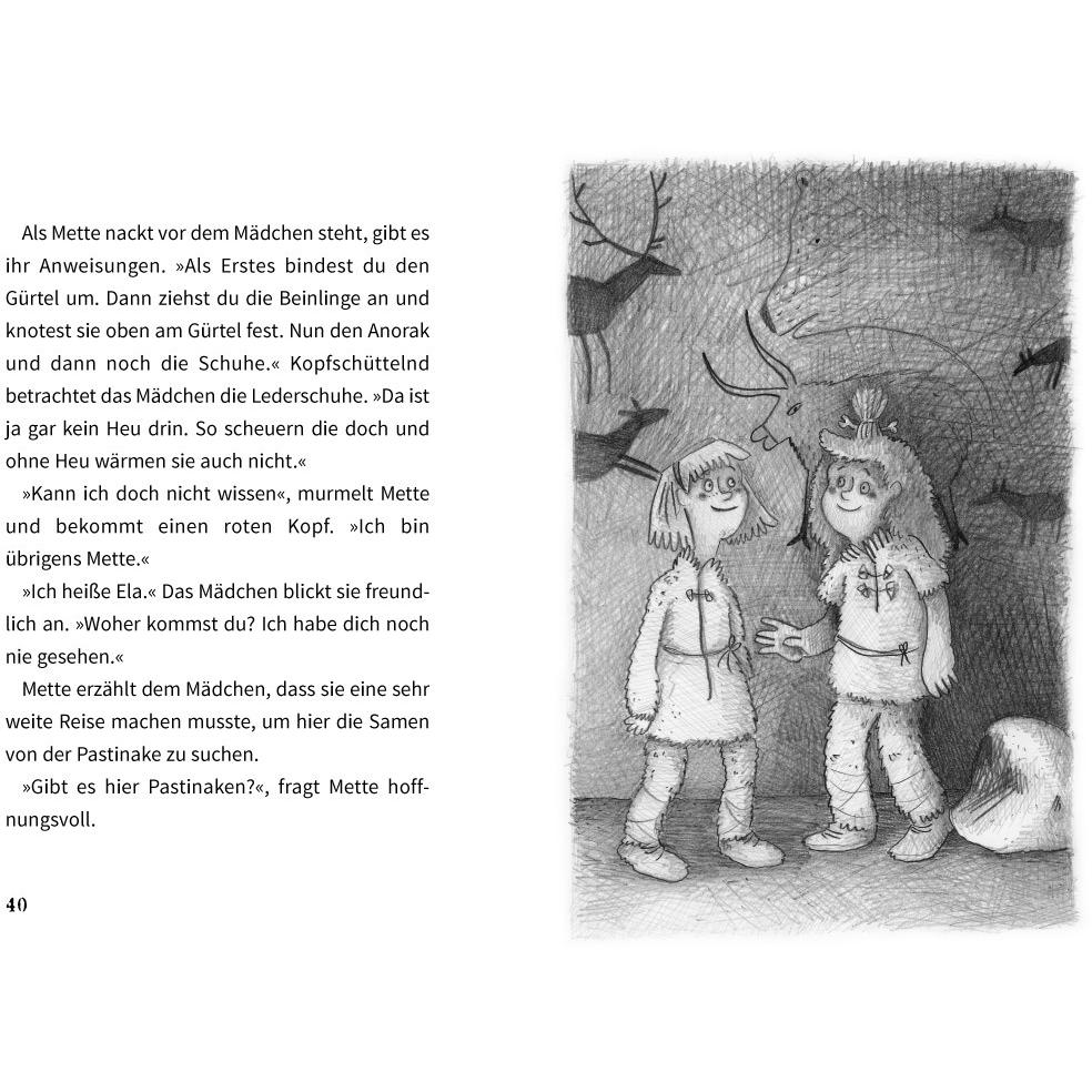 Thumbnail - Almas geheimer Garten - Mit der Hammelmöhre in die Steinzeit, Kinderbücher von Birgit Hedemann, Maria Ernicke