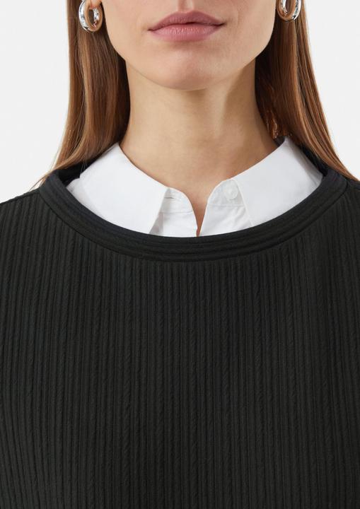 Produktbild Comma Sweatshirt Strukturiertes Sweatshirt mit Bündchen (44)