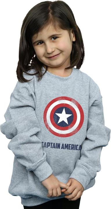 Immagine prodotto Captain America Shield Text Felpa Ragazze (128)