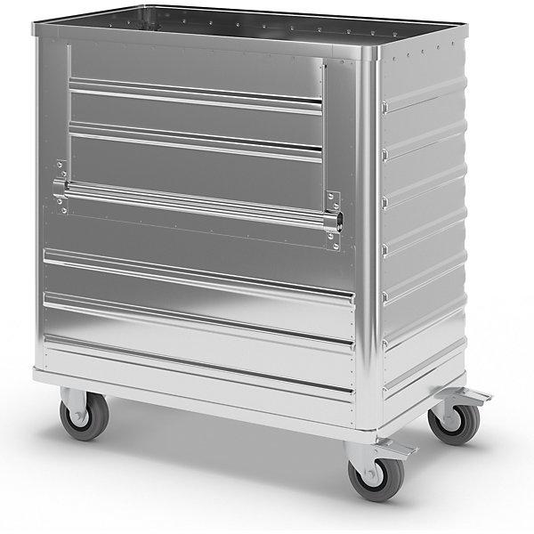 Produktbild Gmöhling Alu-Kastenwagen, abklappbare Seitenwand (250 kg)
