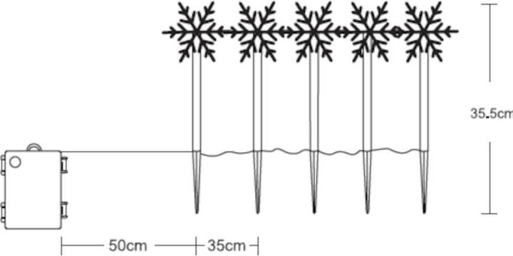 Actual product image FHS LED light sticks (1.90 m)
