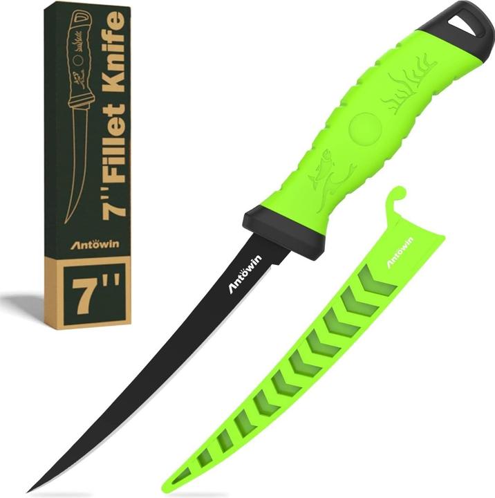 Produktbild Antowin Filetiermesser Set mit Messerschärfer (17.80 cm)