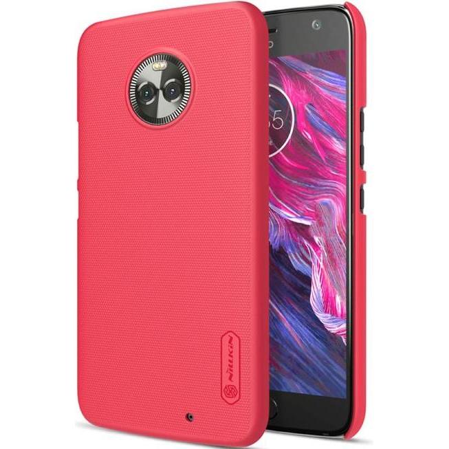 Nillkin Super Frosted Shield Series (Motorola Moto X4), Smartphone Hülle, Rot
