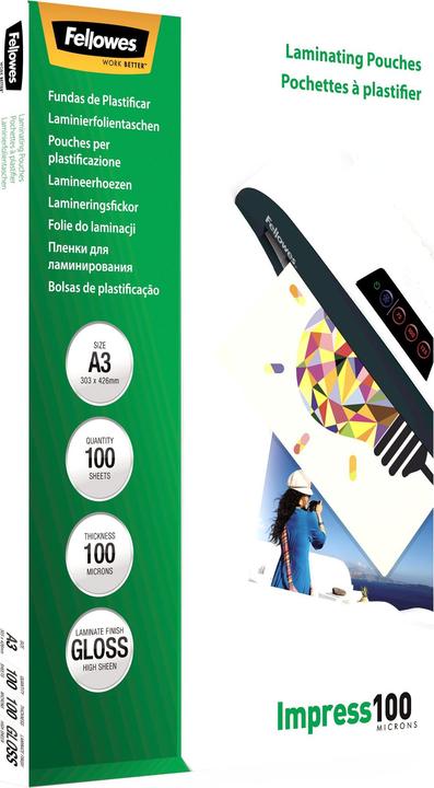 Image du produit Fellowes Mentions légales 100 (A3, 100 pcs, 100 µm)