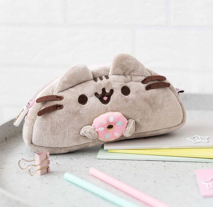 Actual product image Pusheen pencil case - Foodie collection, plush pencil case, cosmetic, sachet