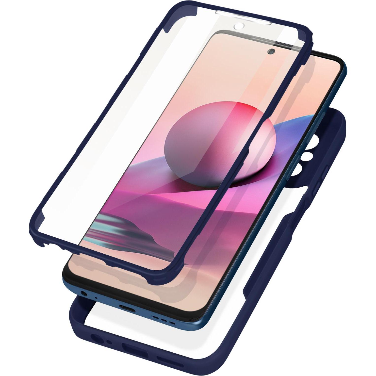 Avizar 180 Series (Xiaomi Redmi Note 10, Xiaomi Mi 10S), Smartphone Hülle, Blau
