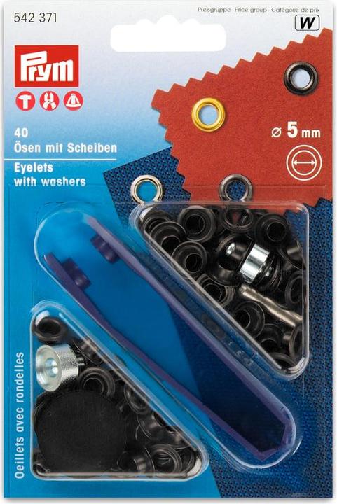 Produktbild Prym Ösen mit Scheiben