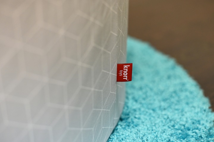 Produktbild Knorrtoys Bällebad soft - "Geo cube grey" - 300 balls soft blue/blue/transparent (ca. 6cm Durchmesser)