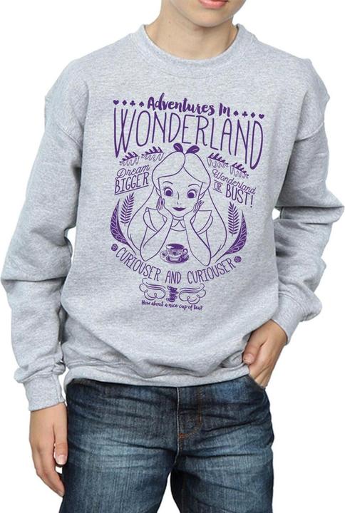 Produktbild Disney Sweatshirt Jungen Alice im Wunderland Abenteuer (140, 146)