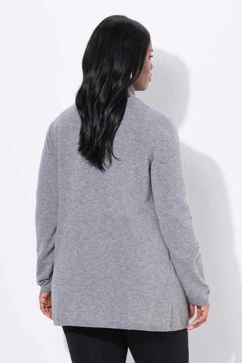 Produktbild Ulla Popken Strickjacke, Schalkragen, Langarm, Wolle (56)