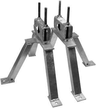 Televes Wall bracket for poles up to 89 mm WA 225 (Various)