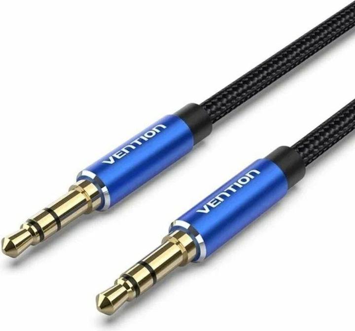 Image du produit Vention BAWLJ 3.5mm 5m Câble audio bleu (5 m, Câble AUX)