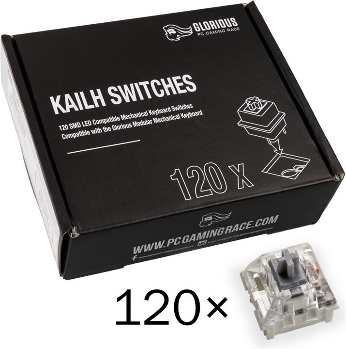 Produktbild Glorious PC Gaming Race Kailh Speed Silver