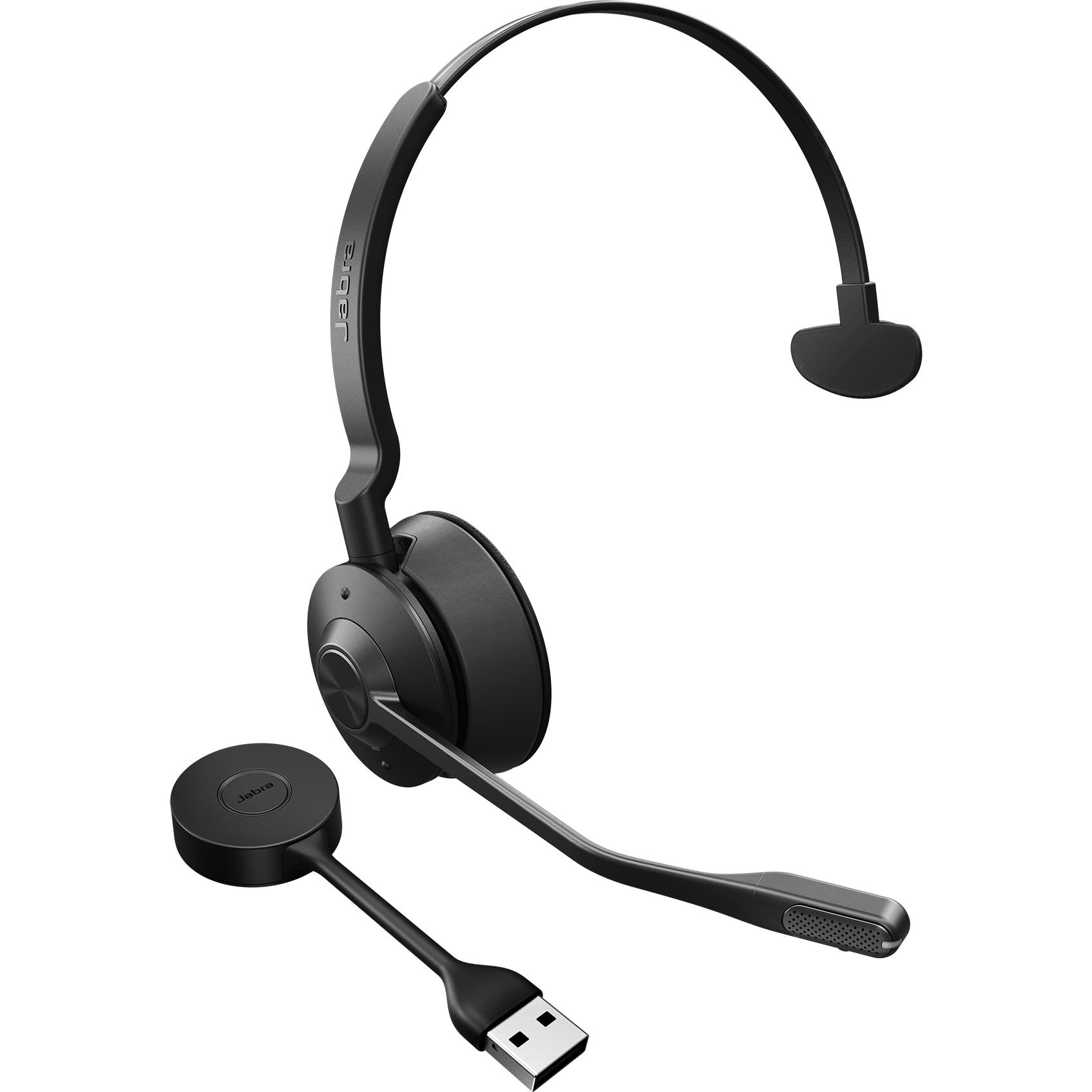 Jabra Headset Engage 55 UC Mono USB-A (Kabellos, USB-A), Office Headset, Schwarz
