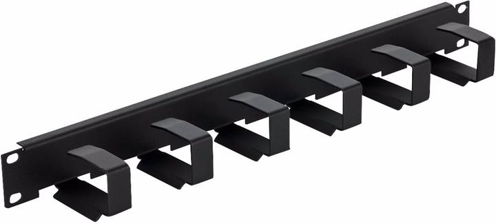 Produktbild equip Triton - Kabelmanagementplatte mit Ringen - Rack montierbar - RAL 7035 - 1U - 48