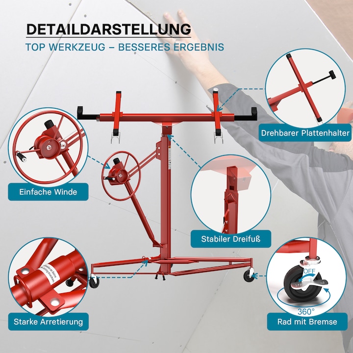 Produktbild Wiltec Plattenheber