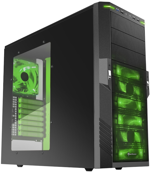 Sharkoon T9 Value Green Edition (ATX)