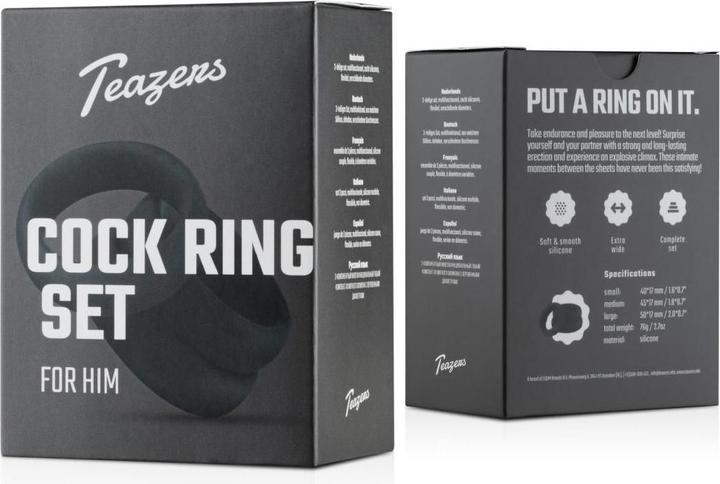 Produktbild Teazers Cockring Set (5 cm)