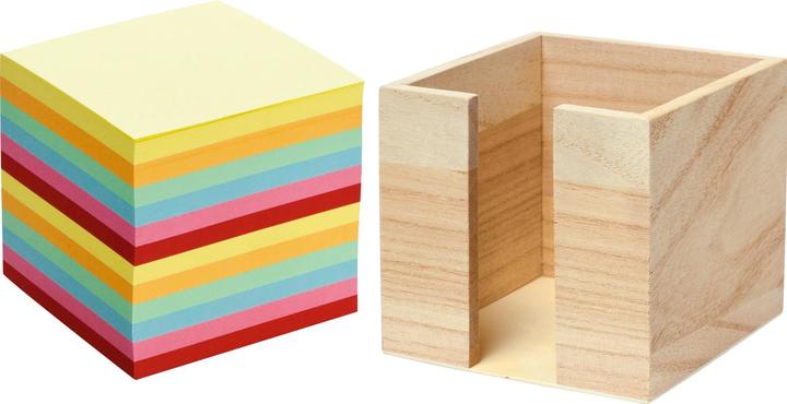 Image du produit VBS Porte-bloc-notes avec bloc-notes, Porte-bloc-notes, Organiser son bureau avec un bloc-notes,...