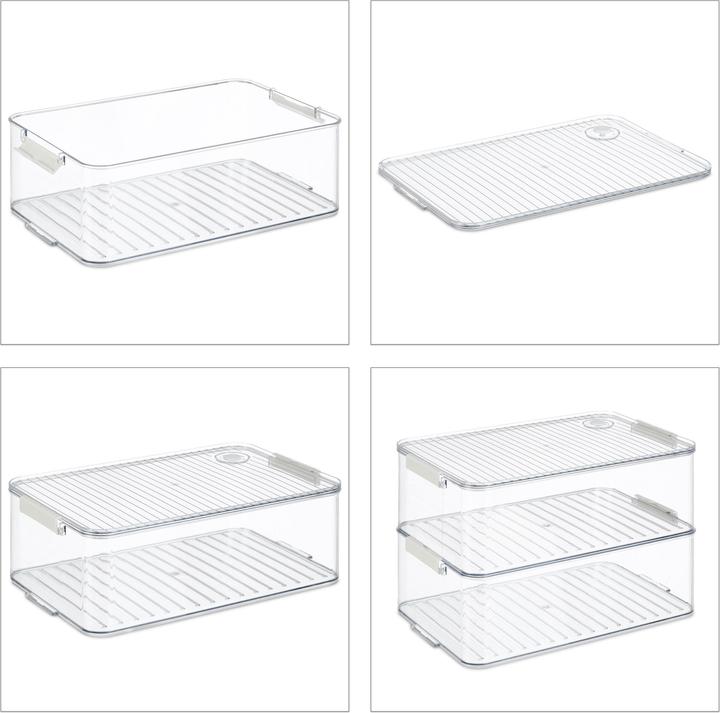 Actual product image Relaxdays 3x fridge organiser