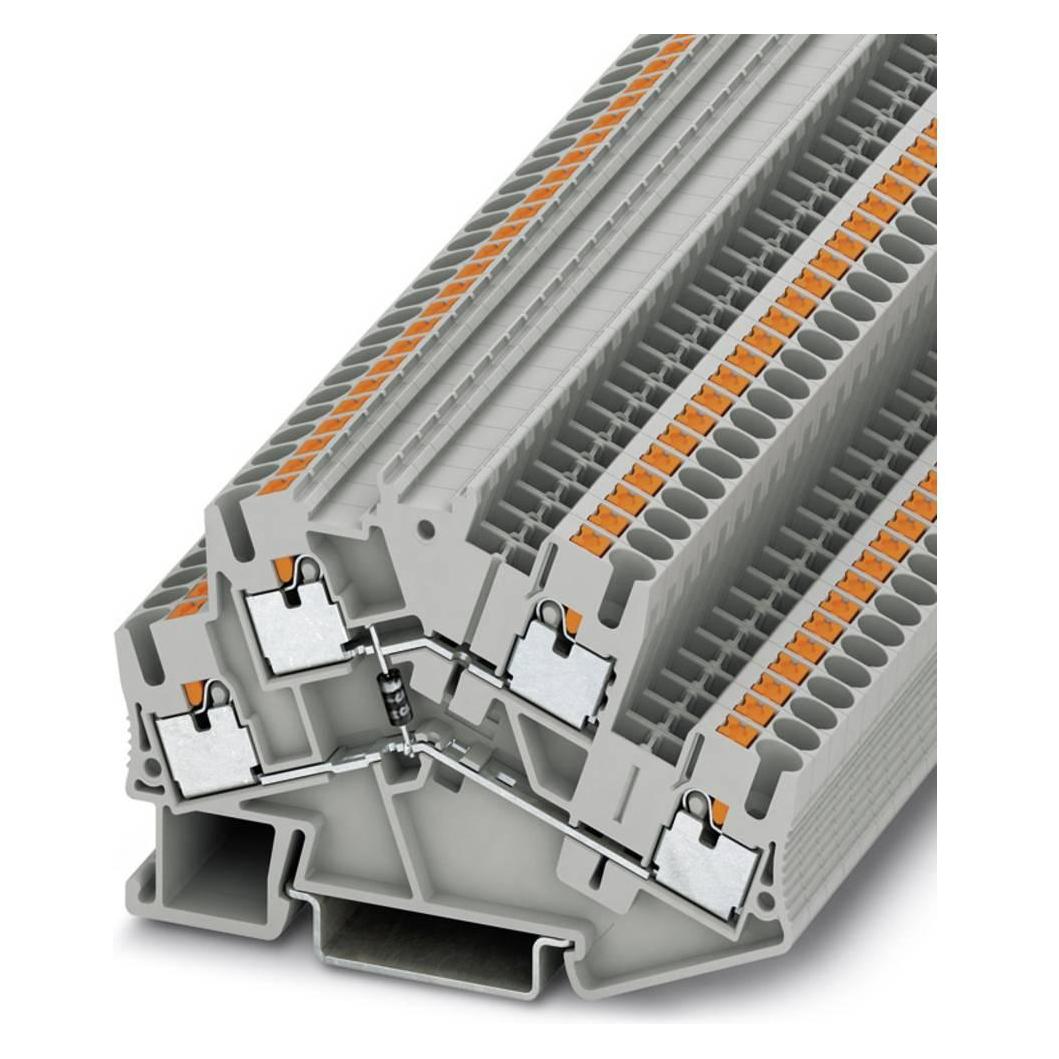 Phoenix Contact PHOE Doorvoerklemmenblok, Kabels + Stekkers, Grijs