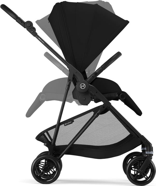 Produktbild Cybex Melio Carbon Kinderwagen, Magic Black