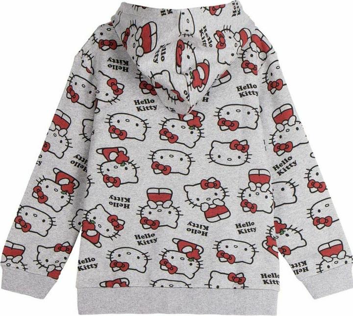 Produktbild Hello Kitty Sweatshirt Mit Kapuze Für Mädchen Grau (128)