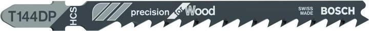 Bosch Professional Zubehör PRO Wood precise T144DP Jigsaw blade, 100 mm, 3 pcs.