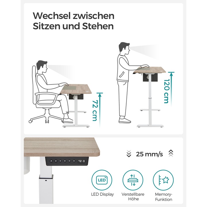 Actual product image Songmics Work (140 x 60 x 120 cm)