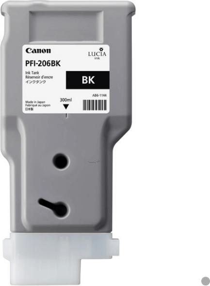 Produktbild Canon Tinte Large Format schwarz Orig.Nr. PFI-206BK (BK)