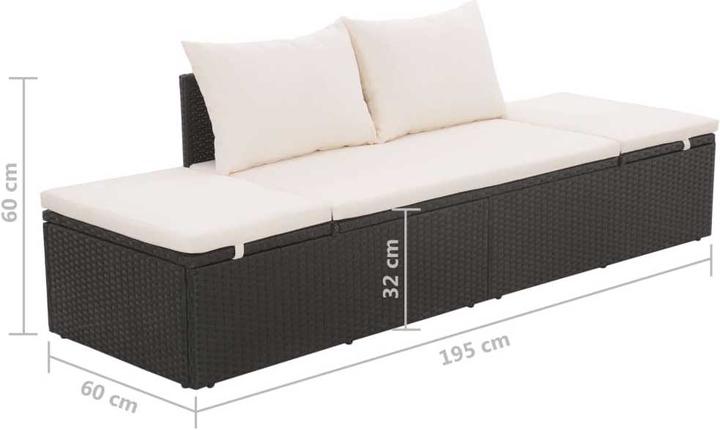 Immagine prodotto vidaXL Gartenliege (195 cm)