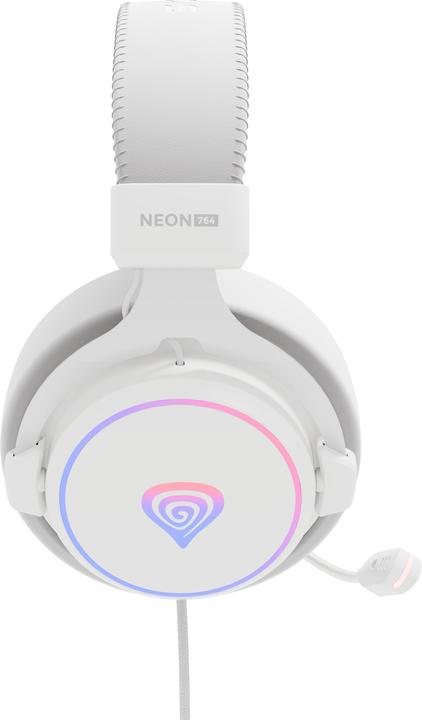 Produktbild Genesis Gaming headset with microphone NEON 764/7.1/USB/Wire/Stand/White (Kabelgebunden)